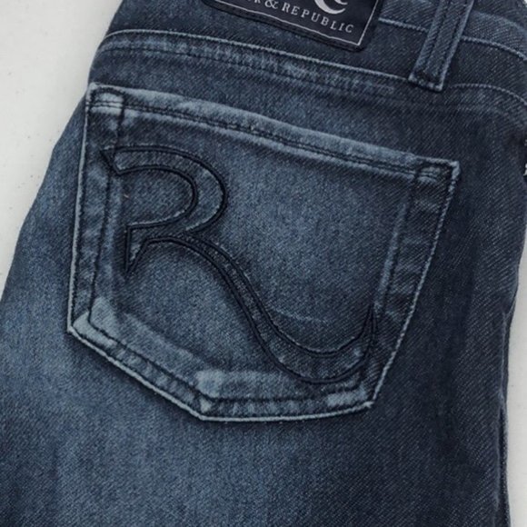PREMIUM ROCK & REPUBLIC 5-POCKET SKINNY JEANS 26x28 ๐ - Picture 12 of 13